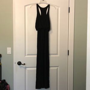 Black maxi dress